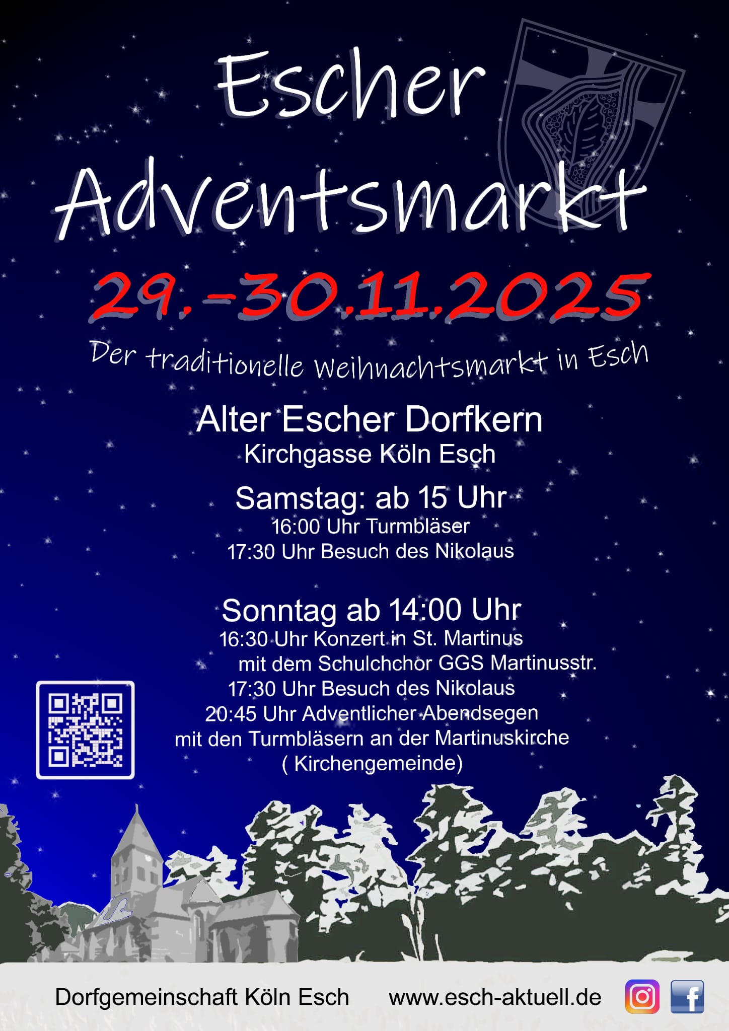 29.-30.11.2025 · Escher Adventsmarkt